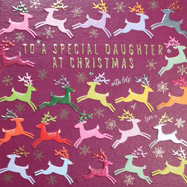Wendy Jones-Blackett Daughter Reindeers Christmas Card image 0