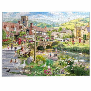 Gibsons Puddle Ducks & Paddling 1000 Piece Jigsaw Puzzle image 1