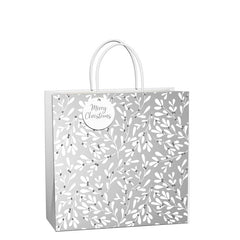 Uniqueco Silver Luxe Large Gift Bag image 0