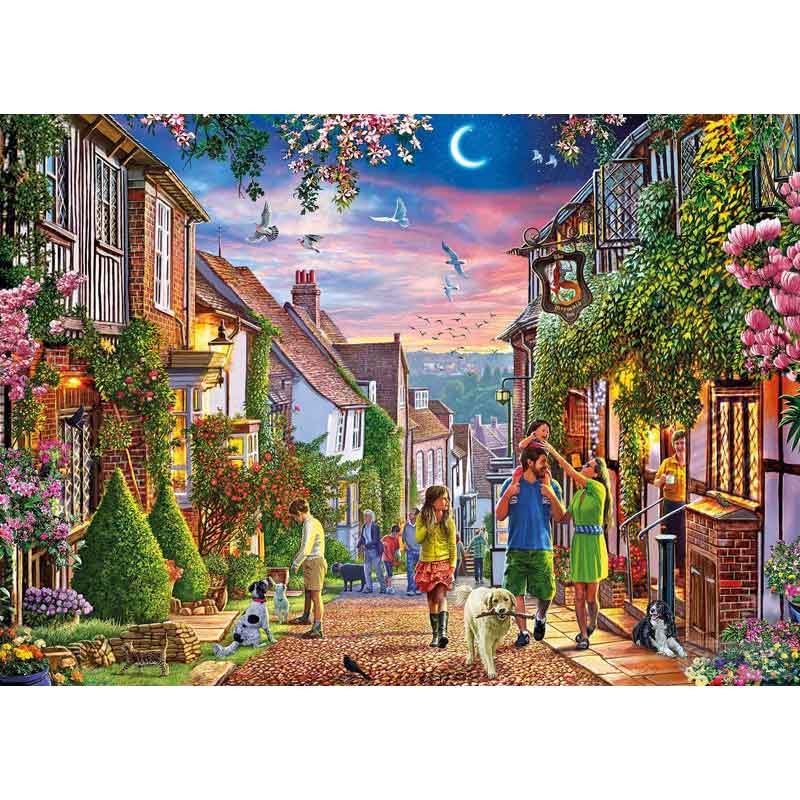 Gibsons Mermaid Street, Rye 500 XL Piece Jigsaw Puzzle image 0