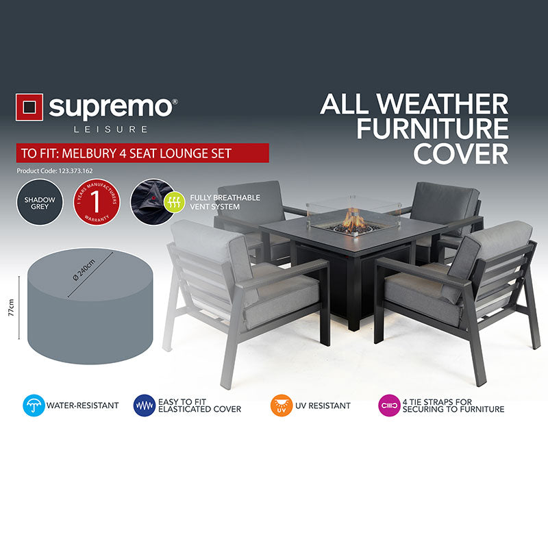 Supremo Cover for 4 Seat Lounge Set, Dia. 240cm image 0