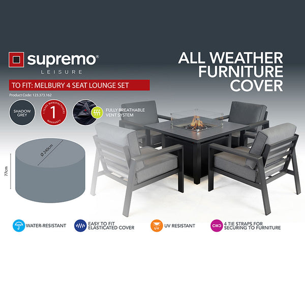 Supremo Cover for 4 Seat Lounge Set, Dia. 240cm image 1