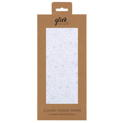 Glick Magical Christmas Silver Luxury Tissue Paper (Pack of 4) image 0