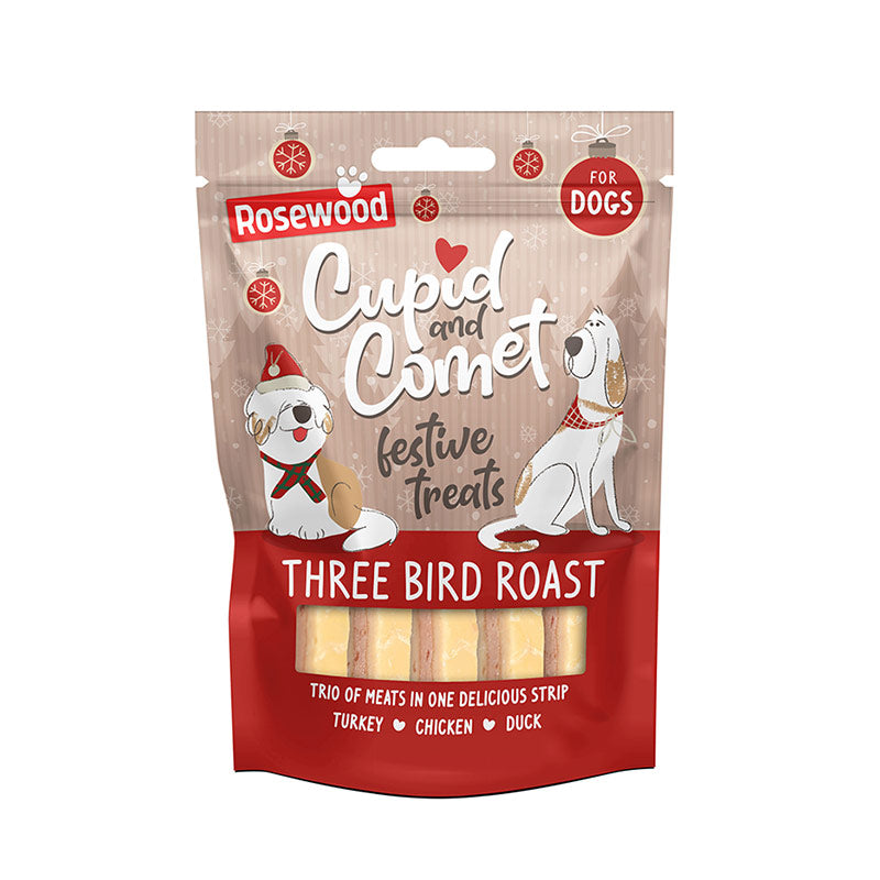 Cupid & Comet Three Bird Roast Meaty Strips image 0