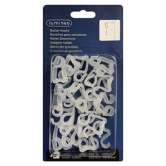 Lumineo Plastic Gutter Hooks for Lights (Pack of 24) image 0