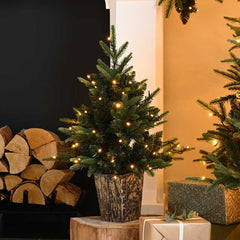 Festive Battery-Operated Lit Firefly Tree image 0
