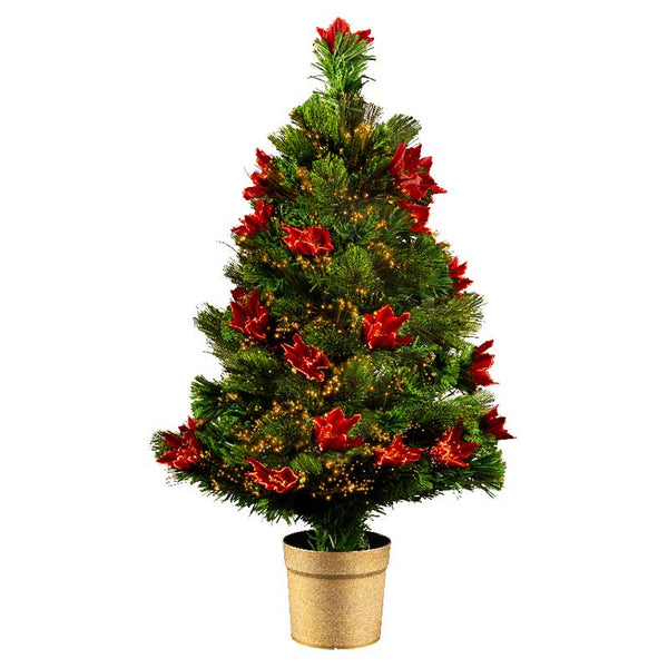 Everlands Fibre Optic Mexico Pre-Lit Christmas Tree - 3ft image 0