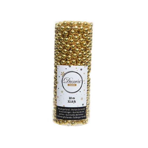 Decoris Bead Garland - Light Gold image