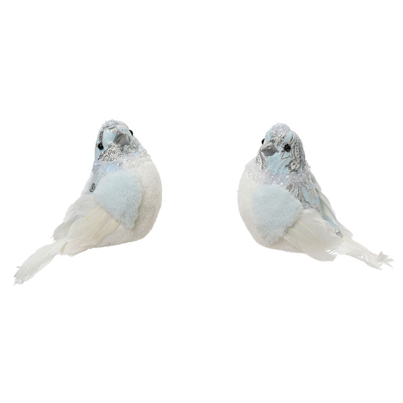 Decoris Blue & White Bird Clip (Assorted Designs) image 0
