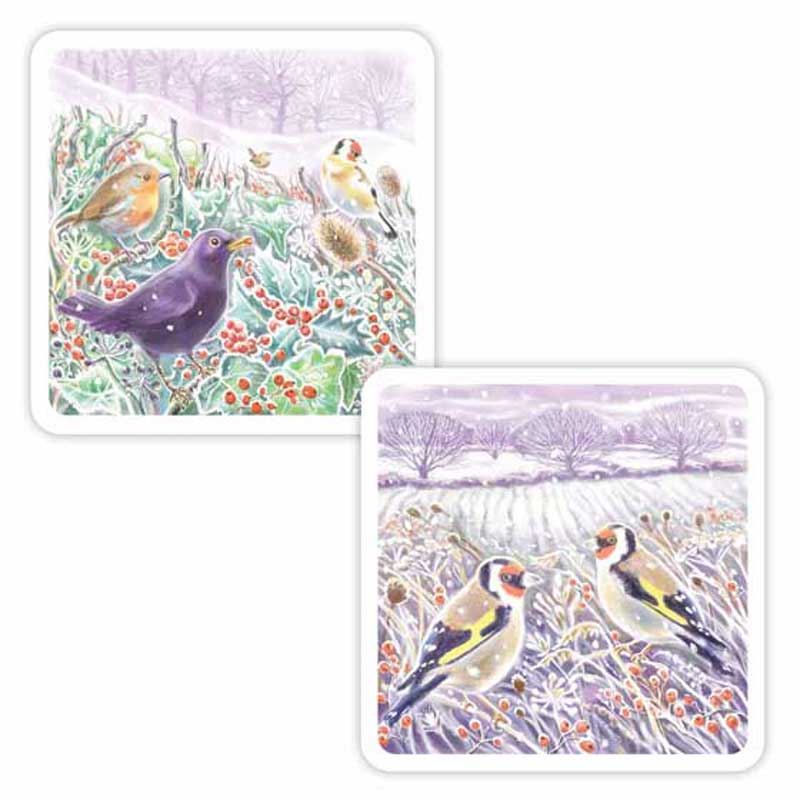 RSPB Luxury Christmas Cards - Winter Hedgerows (Pack of 10) image 0