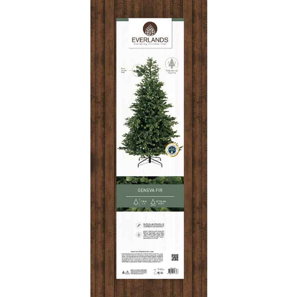 Everlands Geneva Fir Artificial Christmas Tree - 6ft / 1.8m image 4
