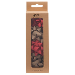 Glick Eco-Kraft &amp; Red Gift Bow Multipack image 0