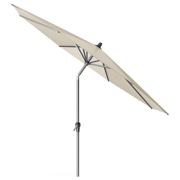 Platinum Riva 3m Round Crank & Tilt Parasol – Champagne (Ivory) image 10