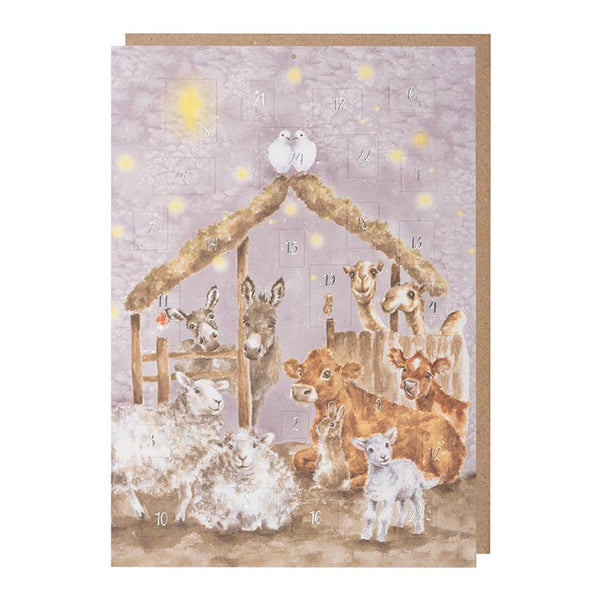 Wrendale Designs Away In A Manger Advent Calendar image 0
