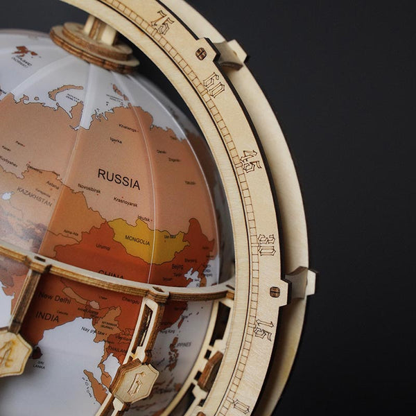 Robotime Luminous Globe 3D Wooden Puzzle image 8
