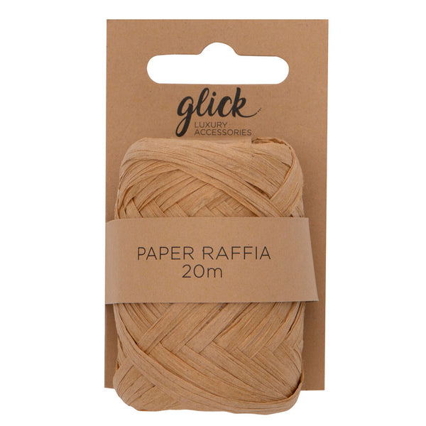 Glick Kraft Paper Raffia Ribbon image 0