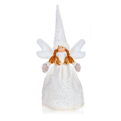 Premier White Lace Tree Top Angel image 0