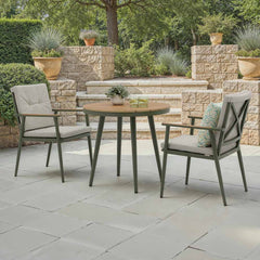 Bramblecrest RHS Wisley Round Bistro Set - Sage image 0