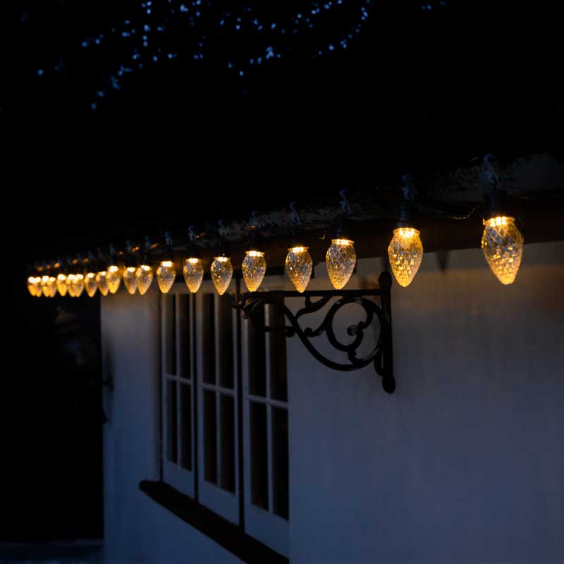 NOMA 20 Faceted Cone Festoon Lights image 0