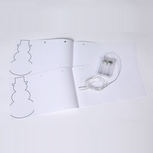NOMA DIY Paper Snowman Garland image 1