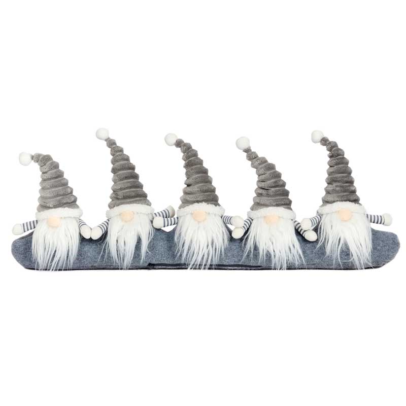 Three Kings Grey Gonks Draught Excluder image 0