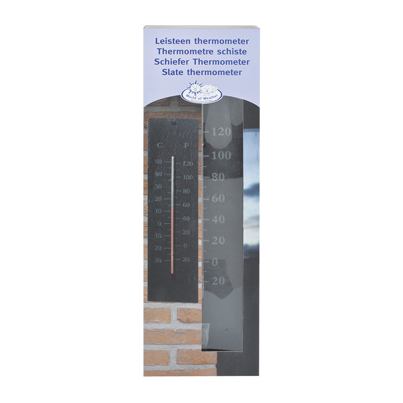 Long Slate Thermometer image 0