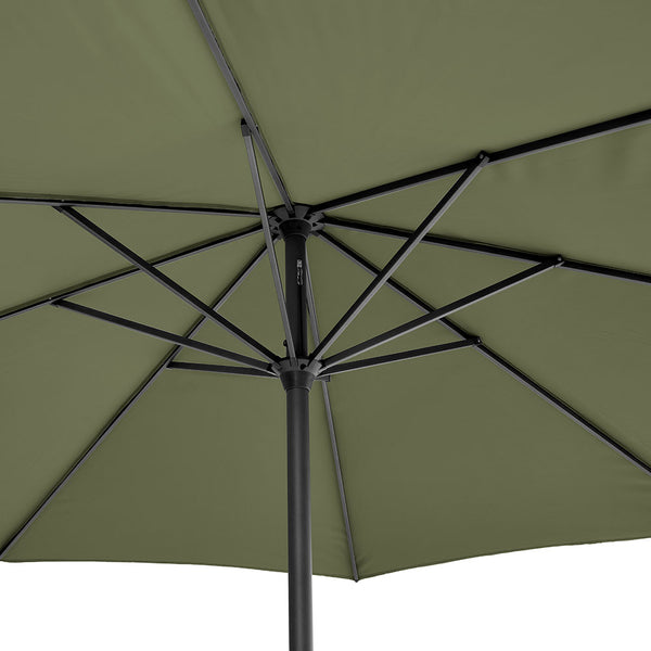 Platinum Riva 3.5m Round Crank Parasol – Olive image 2