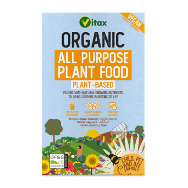 Vitax Organic All Purpose Plant Food Pellets 0.9kg box image 0