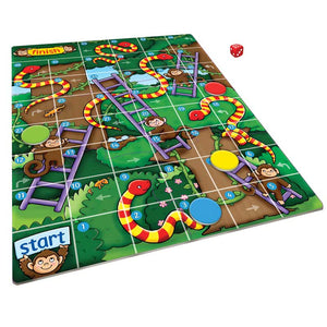 Orchard Toys Jungle Snakes & Ladders Mini Game image 2