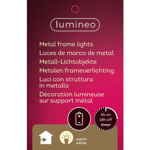 Lumineo Micro LED Metal Tree Frame Light image 2