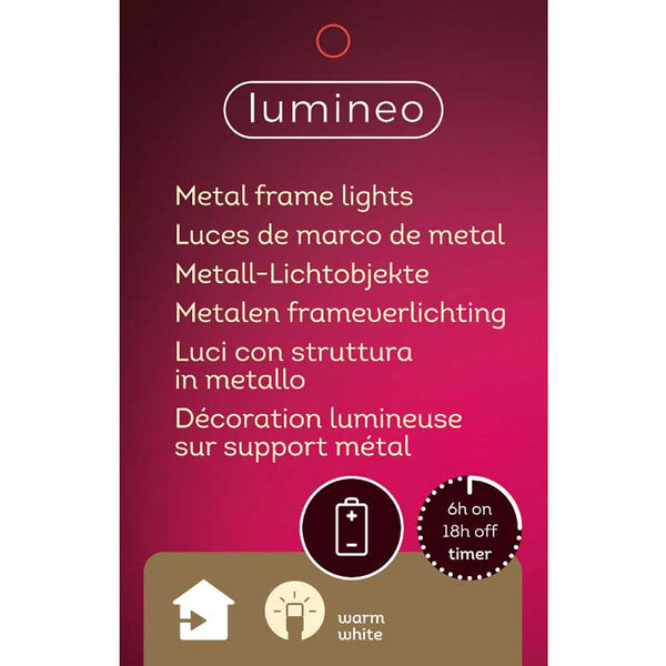 Lumineo Micro LED Metal Tree Frame Light image 2