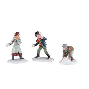 Lemax Snowball Skirmish (Set of 3) image 0