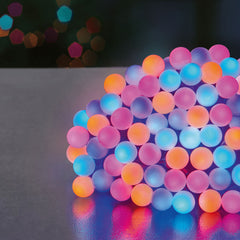 Premier 150 Multi-Action LED Frosted Berry Lights with Timer - Rainbow image 0