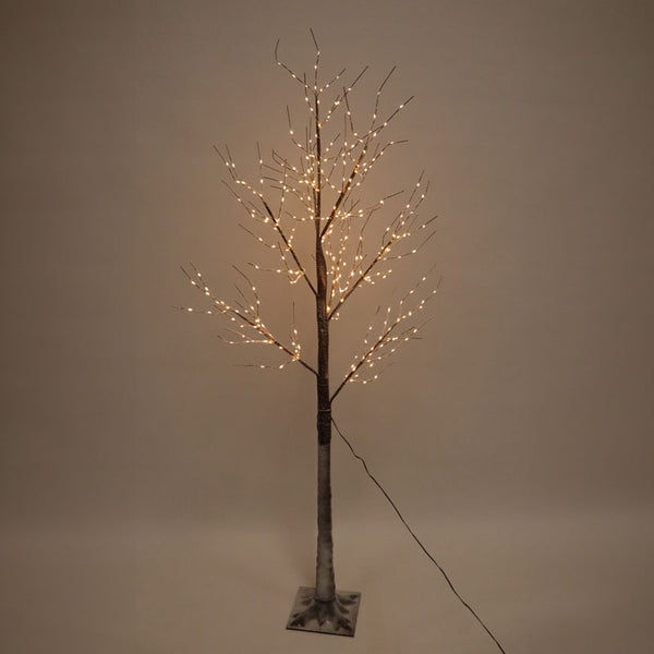 Festive Lit Warm White Snow Tree image 2