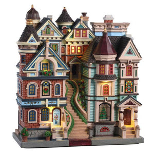 Lemax Houses On A Hill image 0