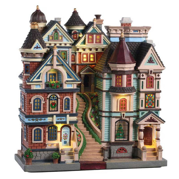 Lemax Houses On A Hill image 0