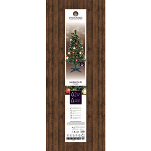 Everlands Fibre Optic London Pre-Lit Christmas Tree - 4ft image 2