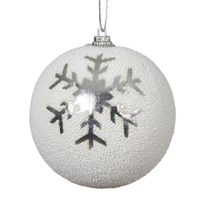 Decoris Polyfoam Snowflake Bauble image 0