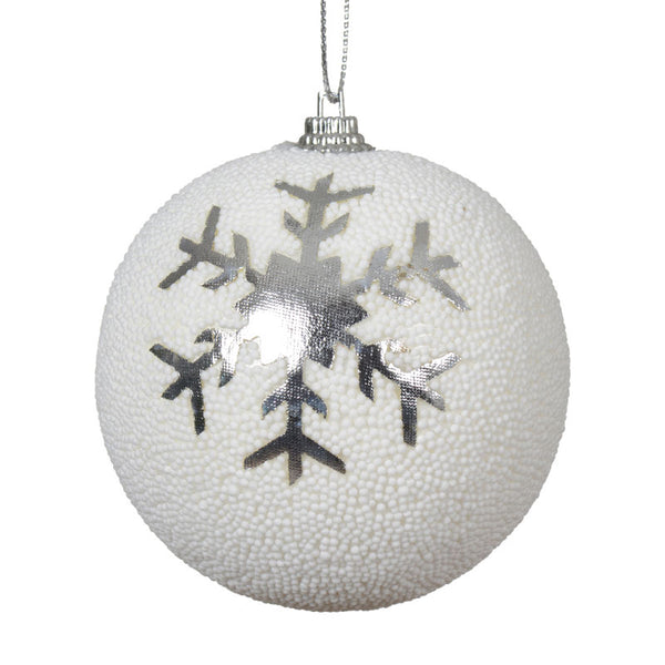 Decoris Polyfoam Snowflake Bauble image 0