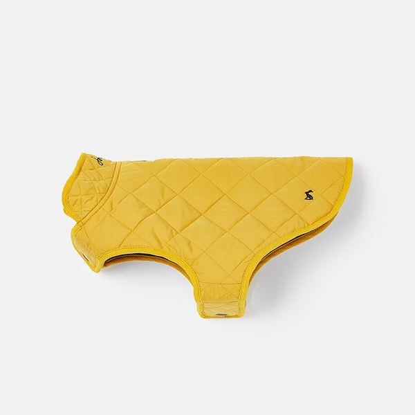 Joules Antique Gold Quilted Dog Coat image 3