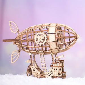 Robotime Airship DIY Wooden 3D Puzzle image 7