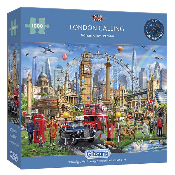 Gibsons London Calling 1000 Piece Jigsaw Puzzle image 1