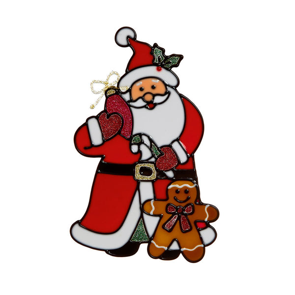 Premier Long Coat Santa Window Sticker (Assorted Designs) image 3