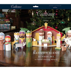 Caltime 3D Nativity Paper Advent Calendar image 0