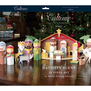 Caltime 3D Nativity Paper Advent Calendar image 0