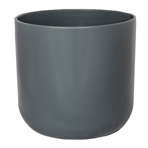 Ivyline Lisbon Indoor Planter Range - Charcoal, 13.5cm image