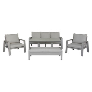 Bramblecrest Prague Sofa Set in Latte with Rectangular Height-Adjustable Table (Seats 7) image 13