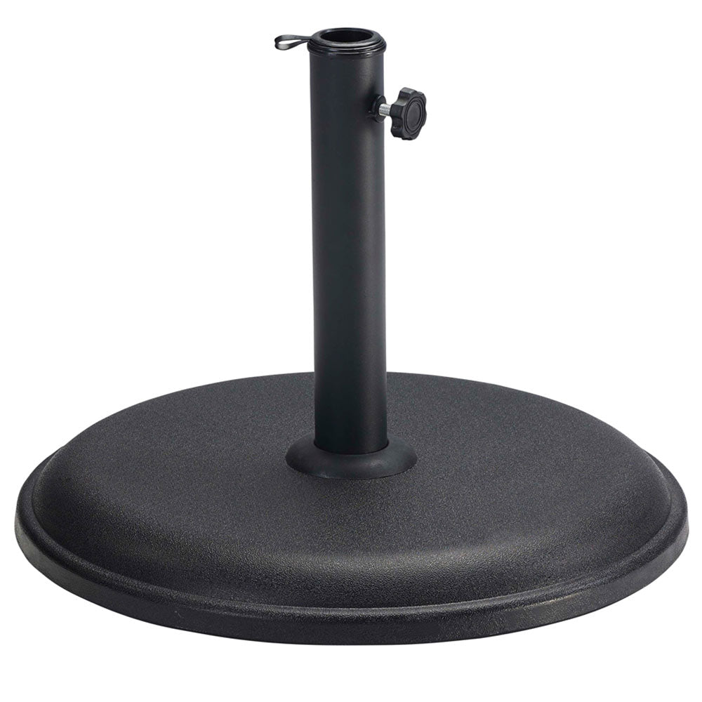 Platinum Piemonte 15kg Concrete Parasol Base in Black image 0