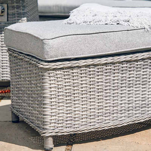 LG Outdoor St Tropez Round Modular Garden Set in Stone with Gas Firepit image 4