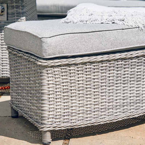 LG Outdoor St Tropez Round Modular Garden Set in Stone with Gas Firepit image 4